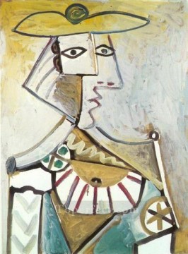 Busto con sombrero 1 1971 Pablo Picasso Pinturas al óleo